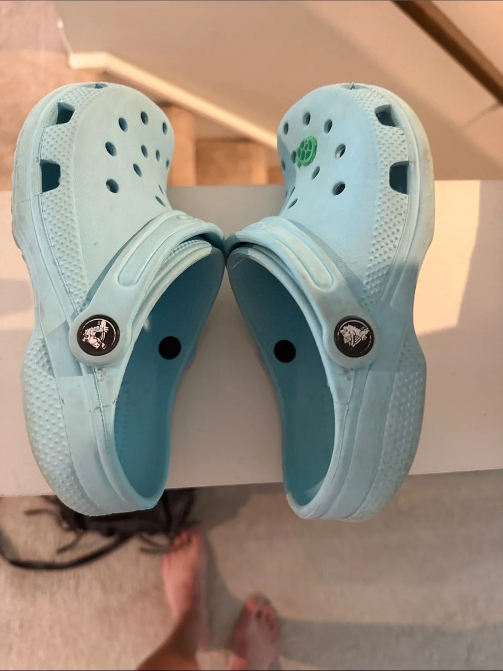 CROCS light blue
